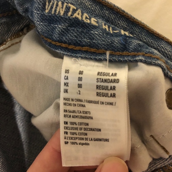American Eagle Jeans Vintage Hi Rise, cut-off - Picture 12 of 12